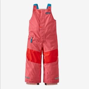 NWT Patagonia Girls Snow Pile Waterproof Insulated Bibs